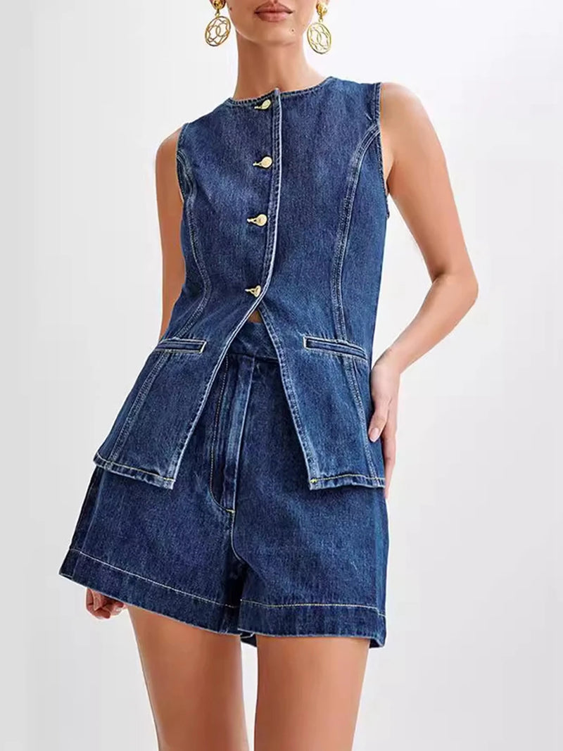 Colete Jeans Elenita
