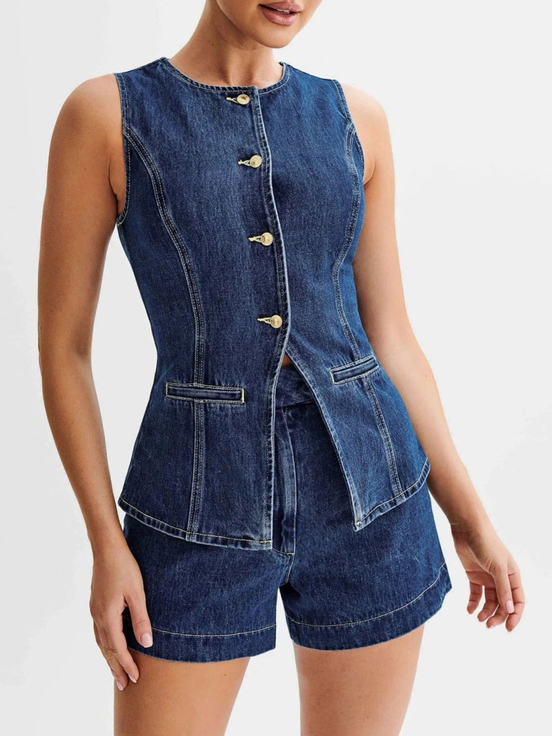 Colete Jeans Elenita